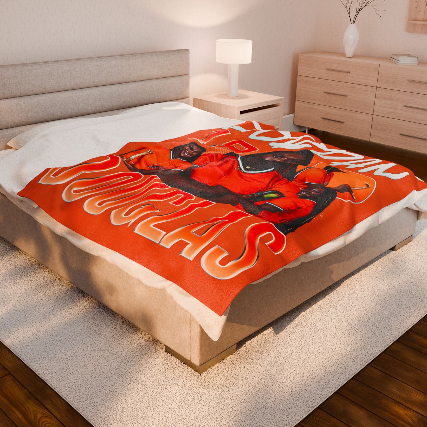 Jordan Douglas 60"-80" Plush Blanket