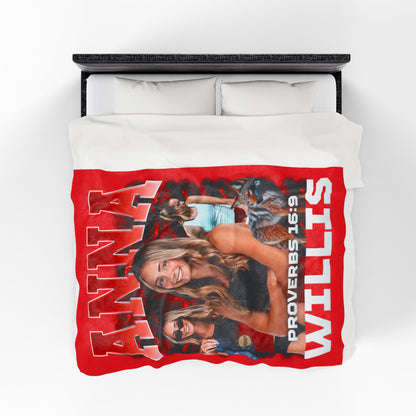 Anna Willis 60"-80" Plush Blanket