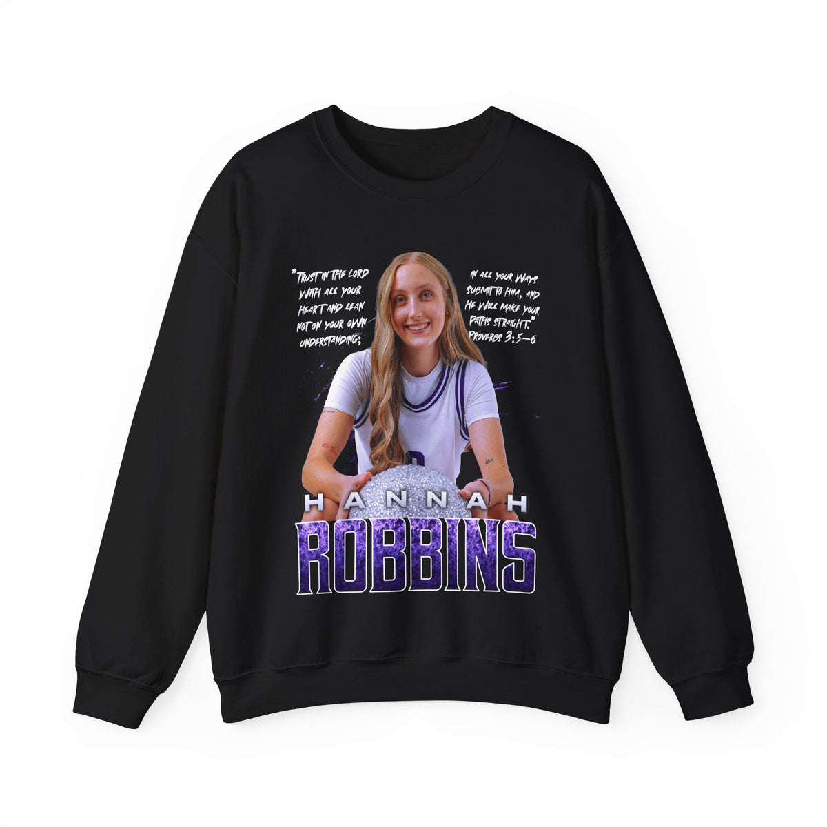 Hannah Robbins Featured Quote Crewneck Sweatshirt