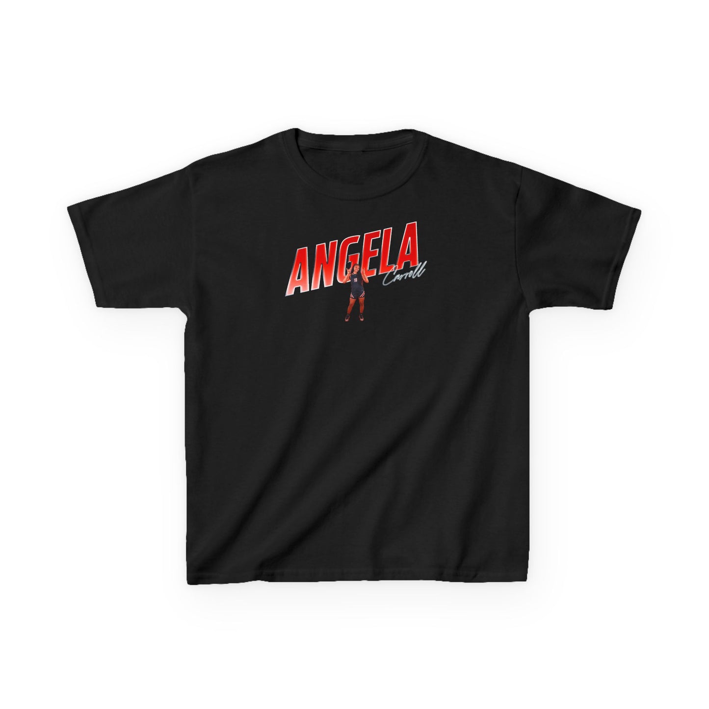Angela Carroll Cursive Combo Colored Kids Tee