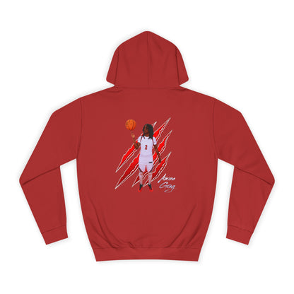 Amina Gray Claw Marks Premium Hoodie