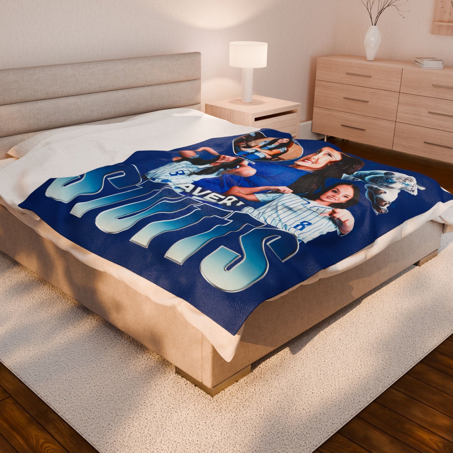 Avery Stutts Team Mascot 60"-80" Plush Blanket