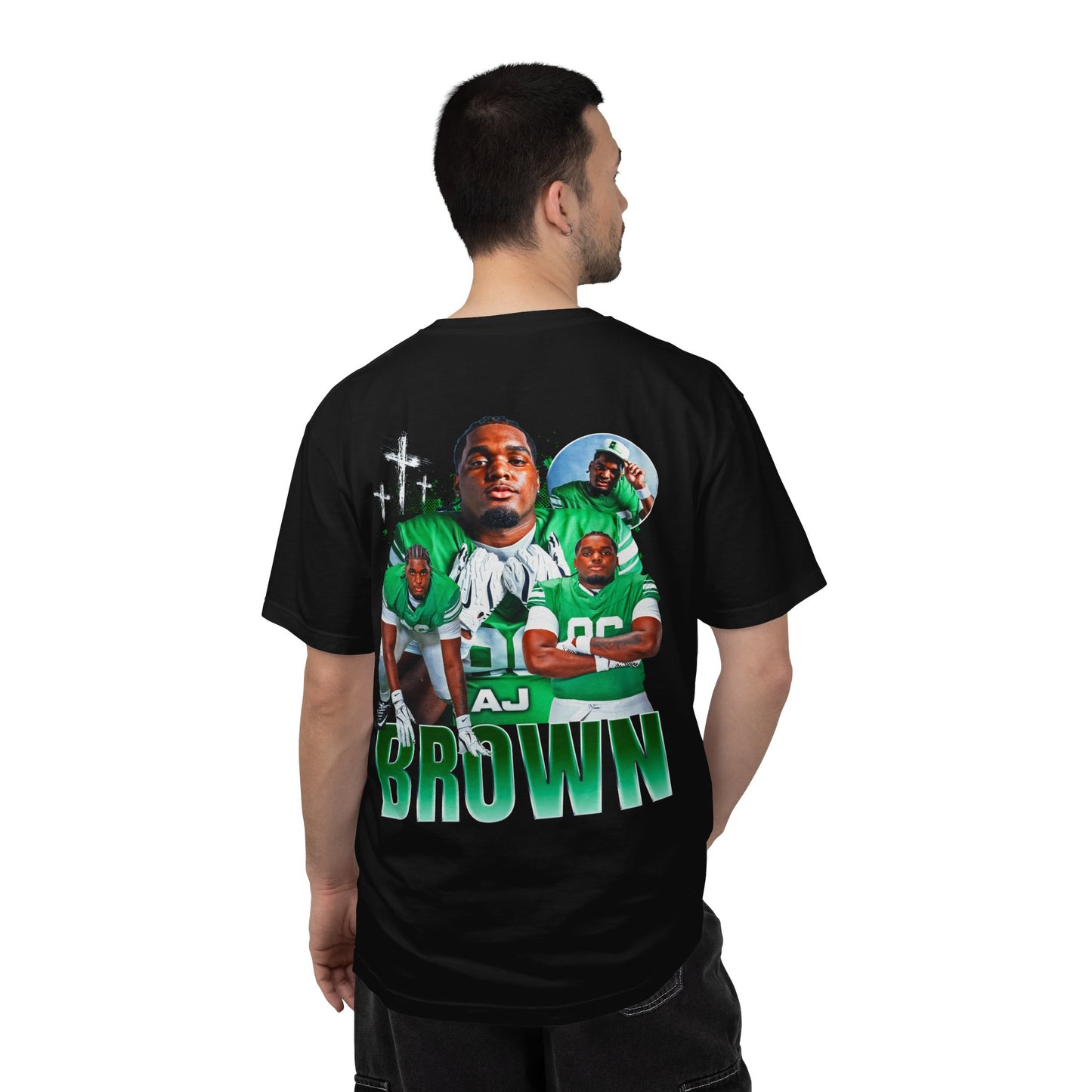 Aj Brown Logo Front & Back Premium Tee