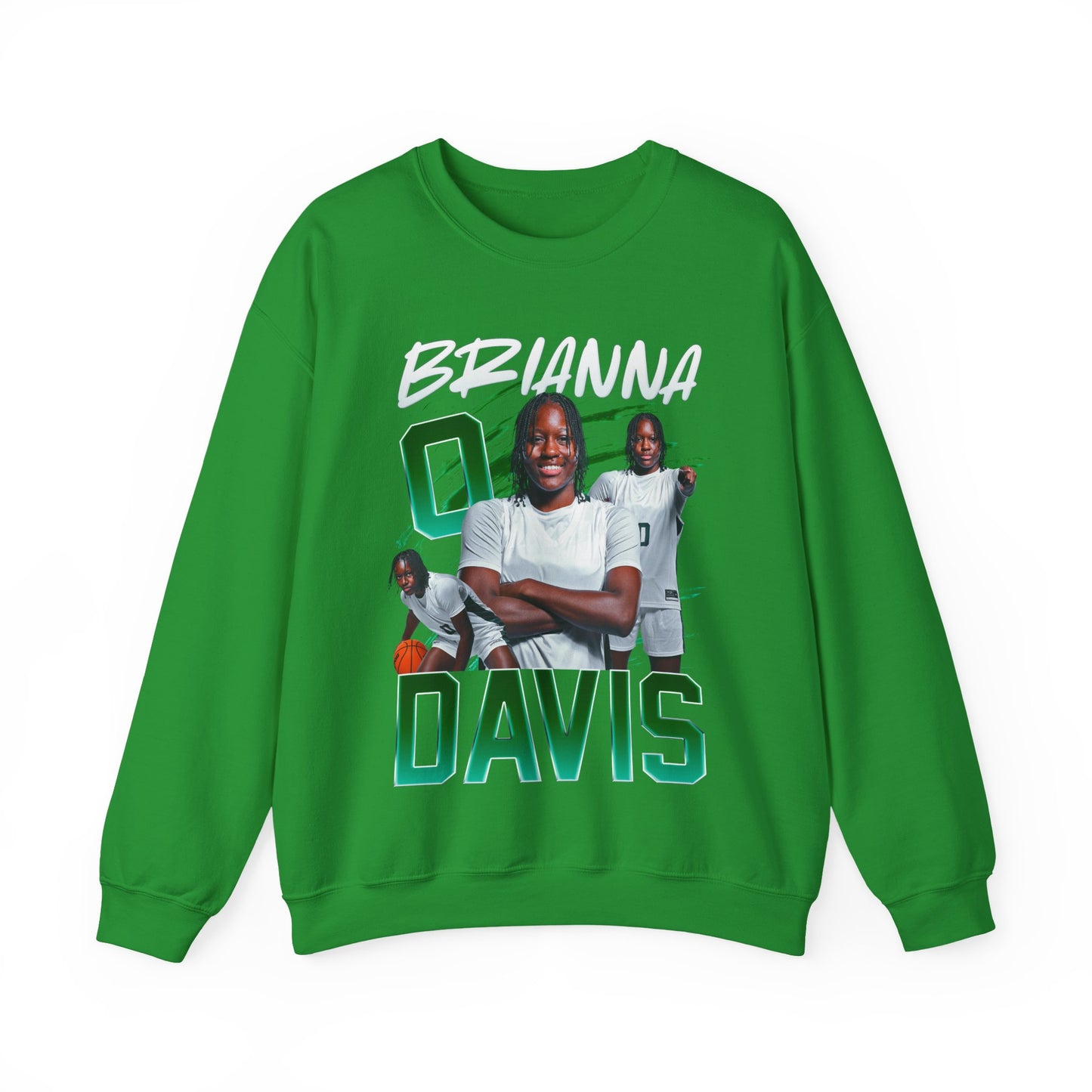 Brianna Davis White & Colored Combo Crewneck Sweatshirt