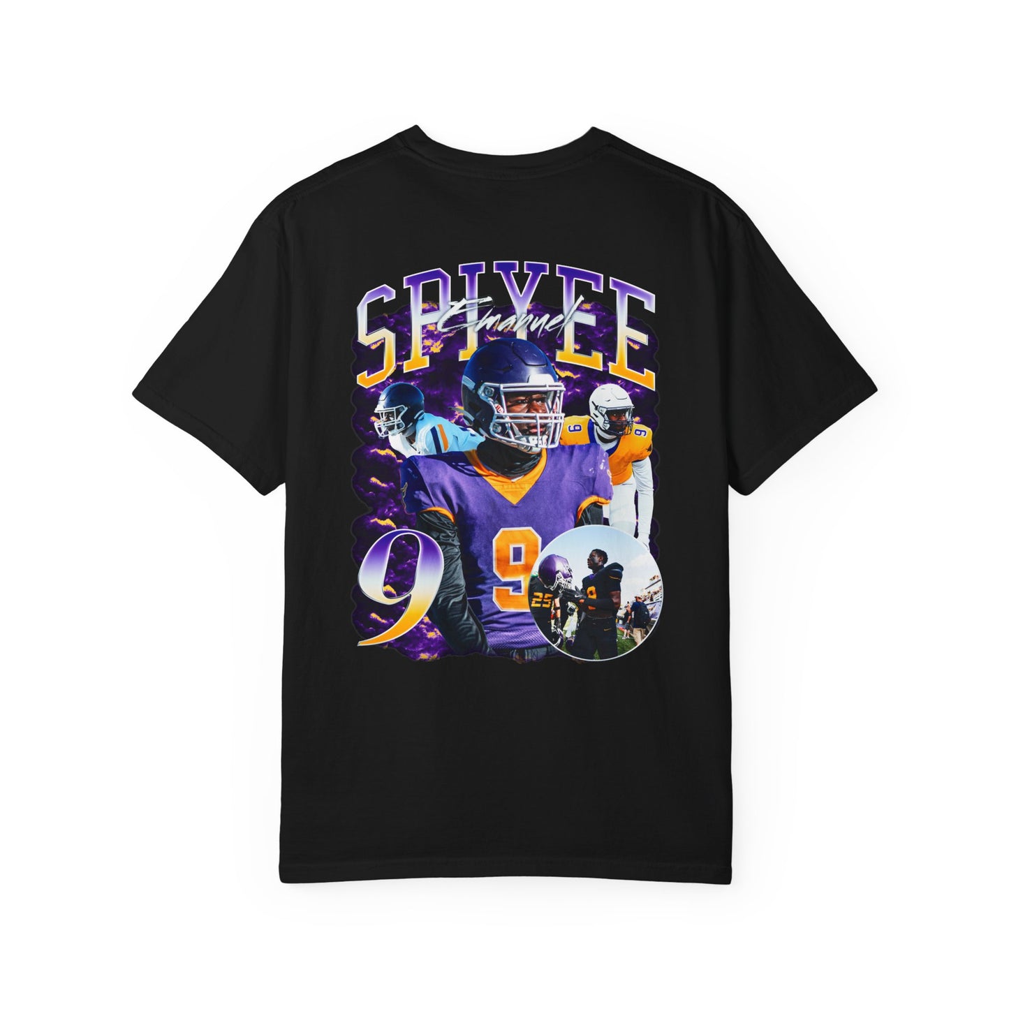 Emanuel Spiyee Logo Front & Back Premium Tee