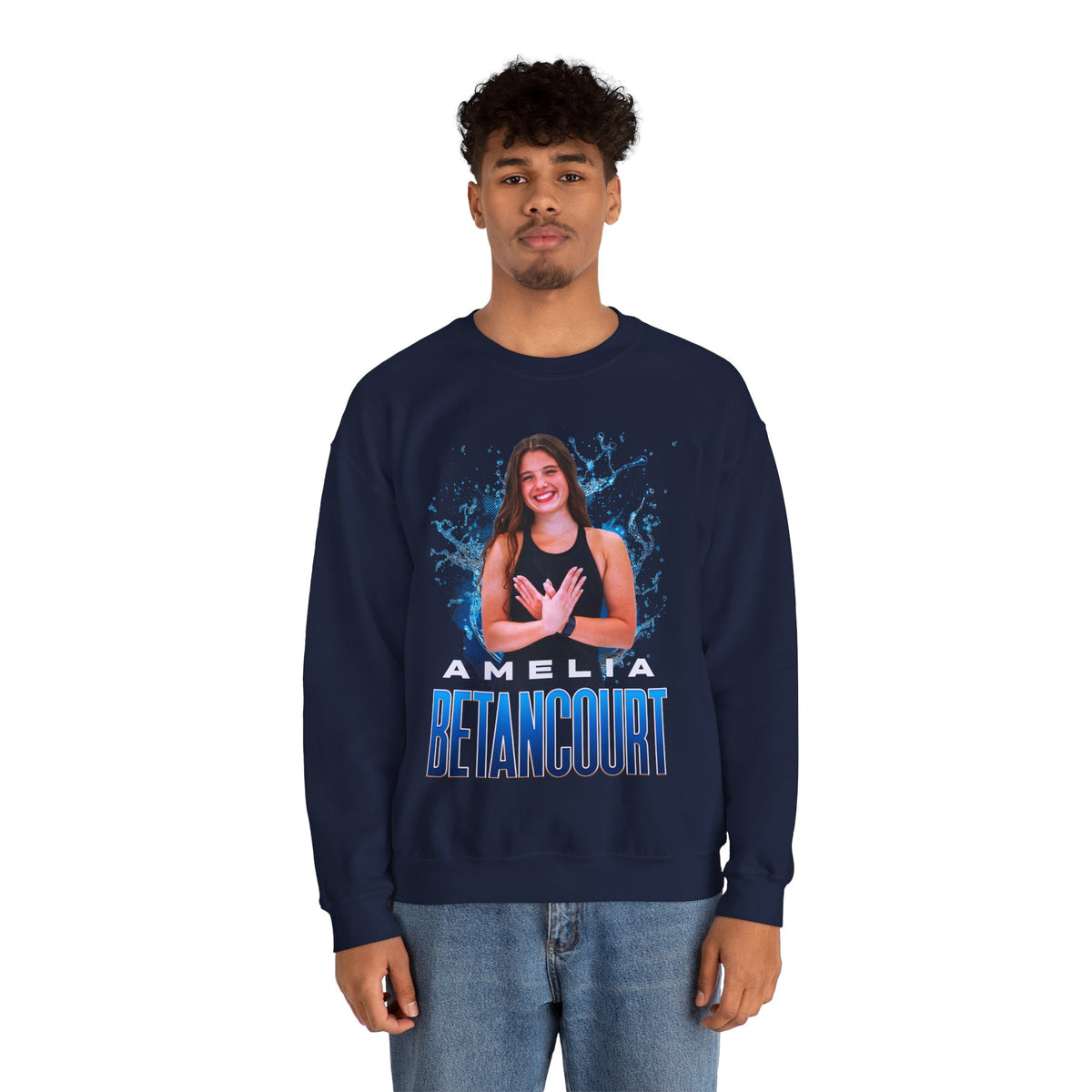Amelia Betancourt Featured Quote Crewneck Sweatshirt