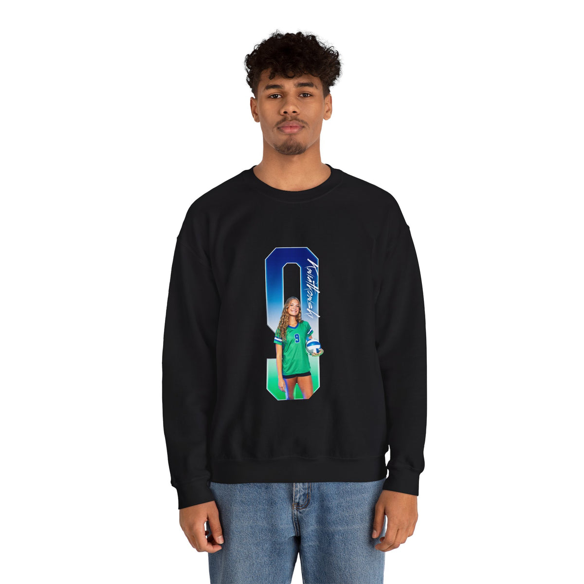 Lizzy Kwiatkowski Player Icon Number Crewneck Sweatshirt