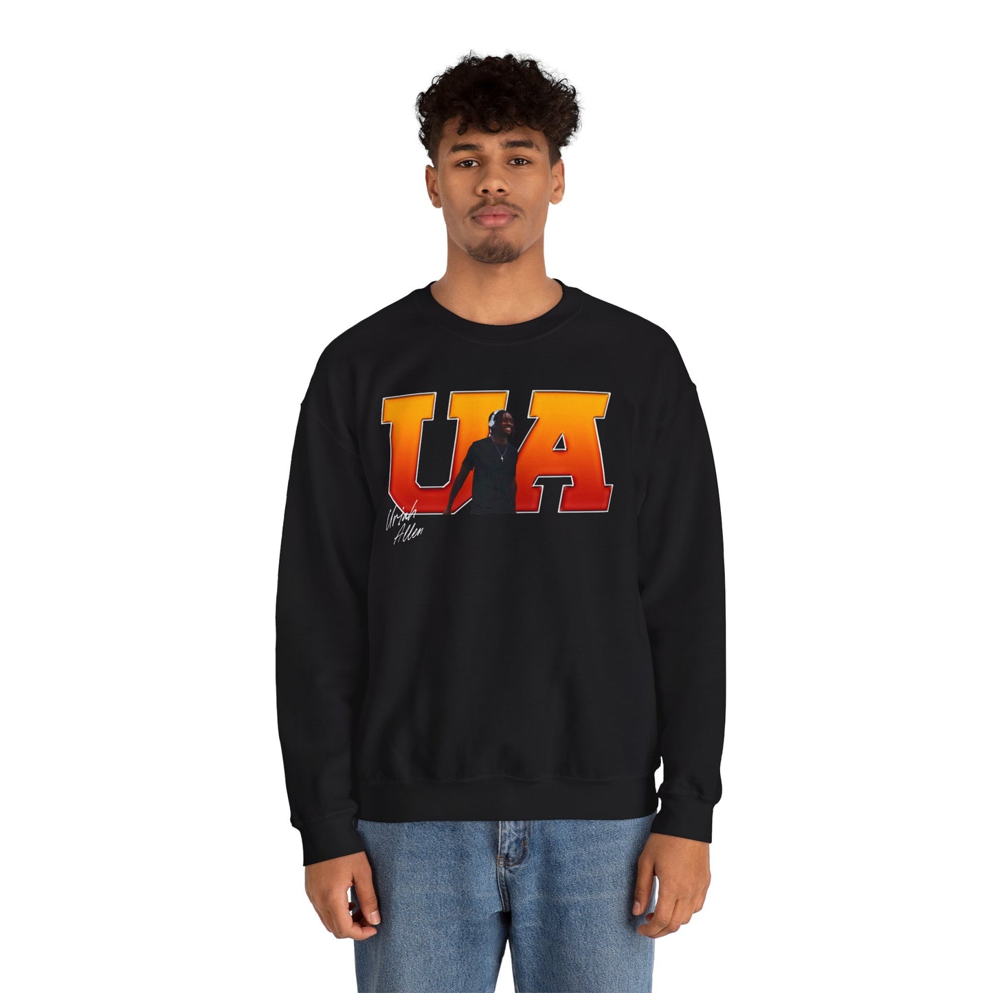 Uriah Allen Big Initials Colored Crewneck Sweatshirt
