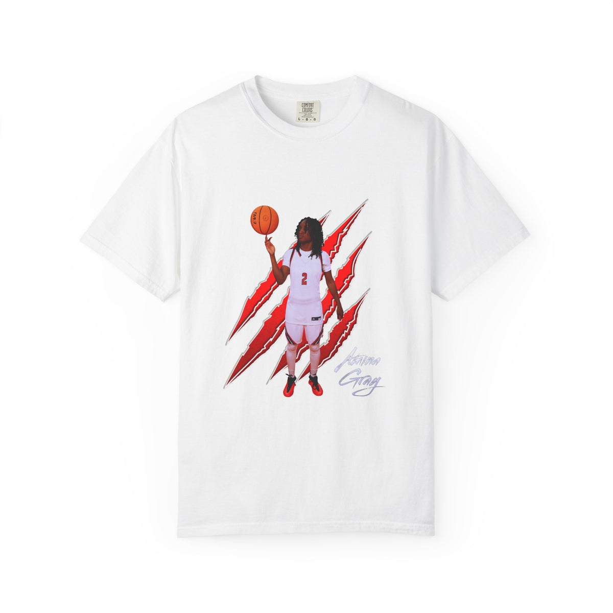 Amina Gray Claw Marks Premium Tee