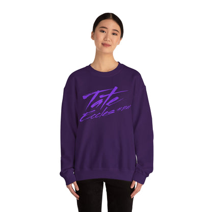 Tate Eccles Cursive Name & Number Crewneck Sweatshirt