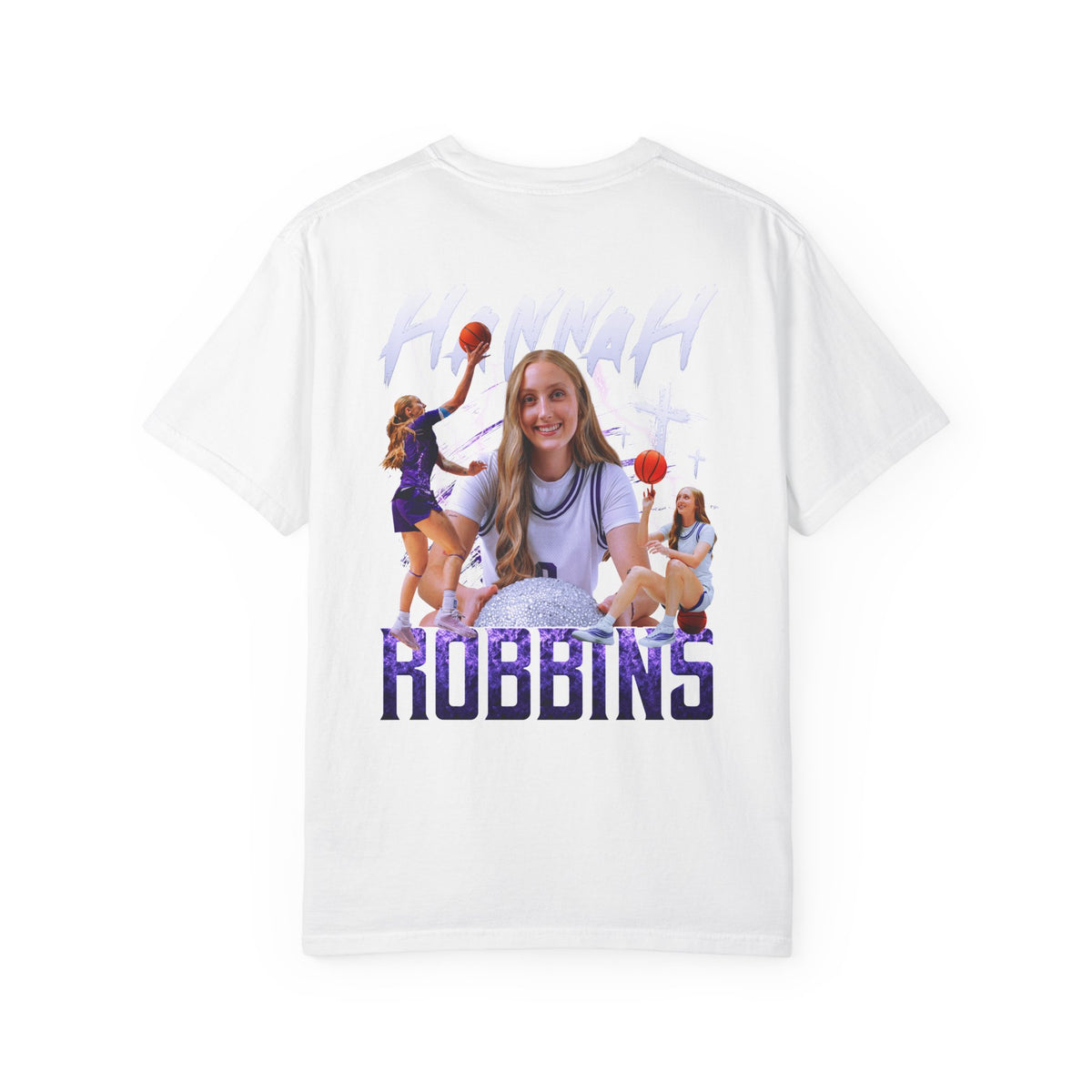 Hannah Robbins Logo Front & Back Premium Tee