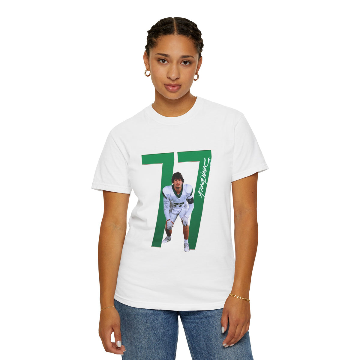 Jacob Saurbeck Player Icon Number Premium Tee