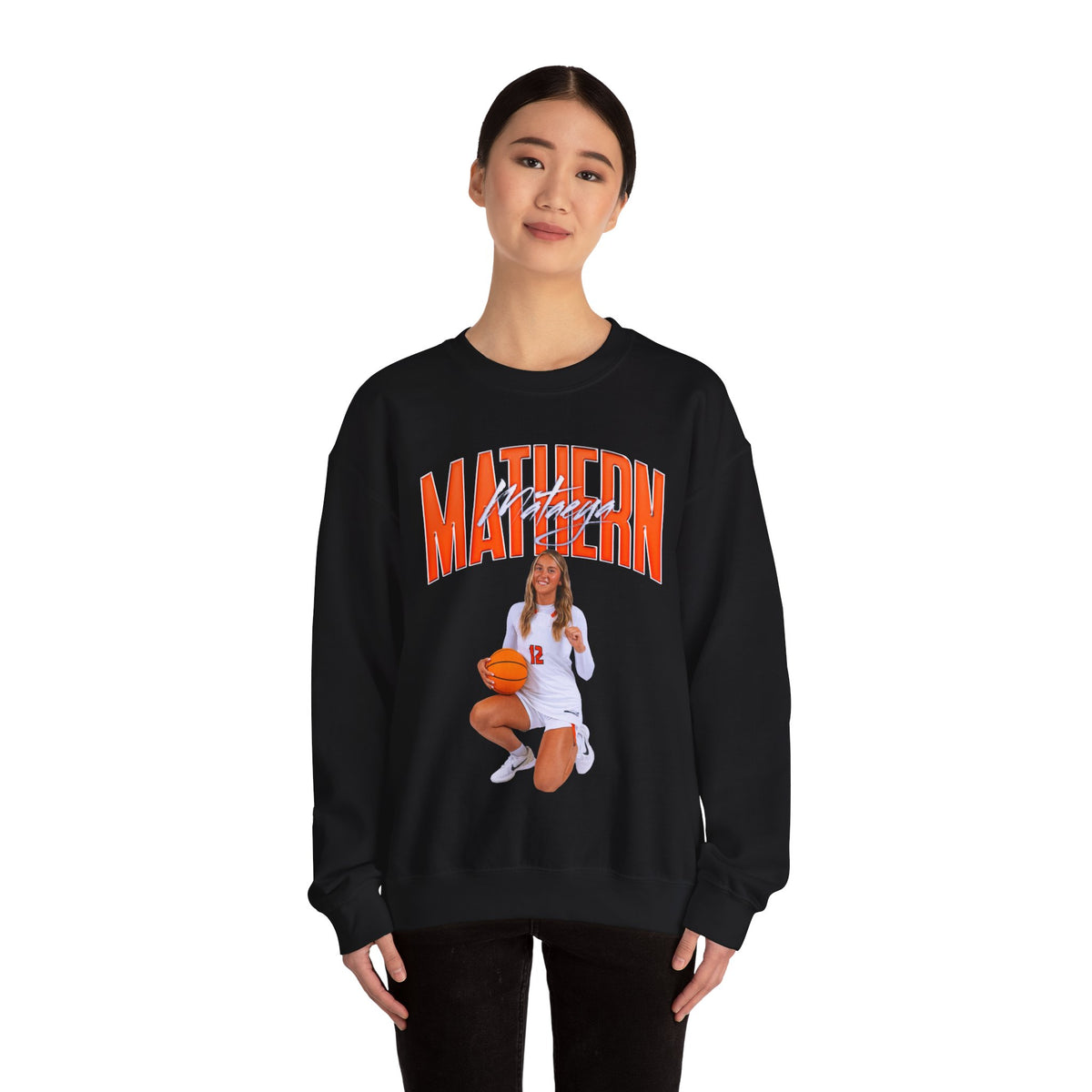Mataeya Mathern Big Last Name Crewneck Sweatshirt