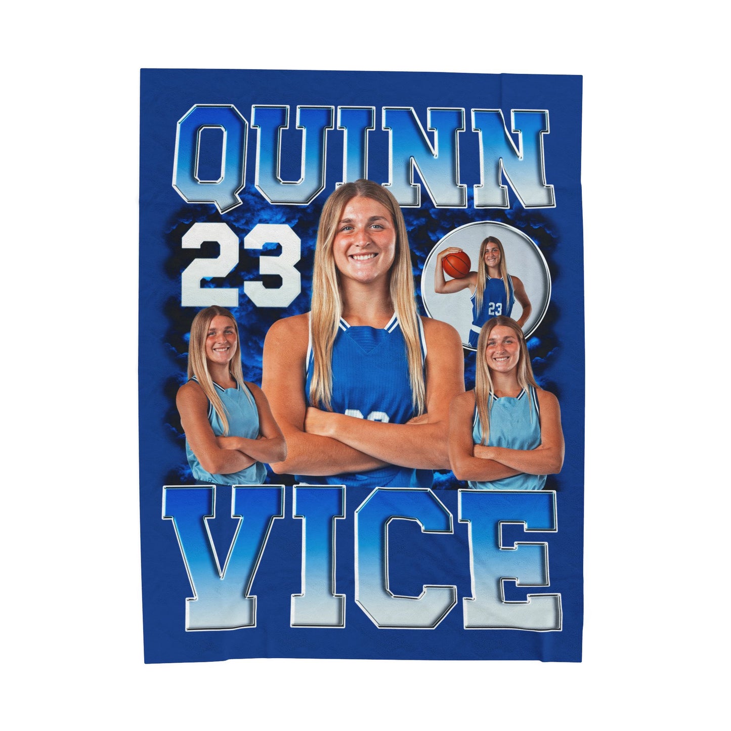 Quinn Vice Hombre Combo 60"-80" Plush Blanket
