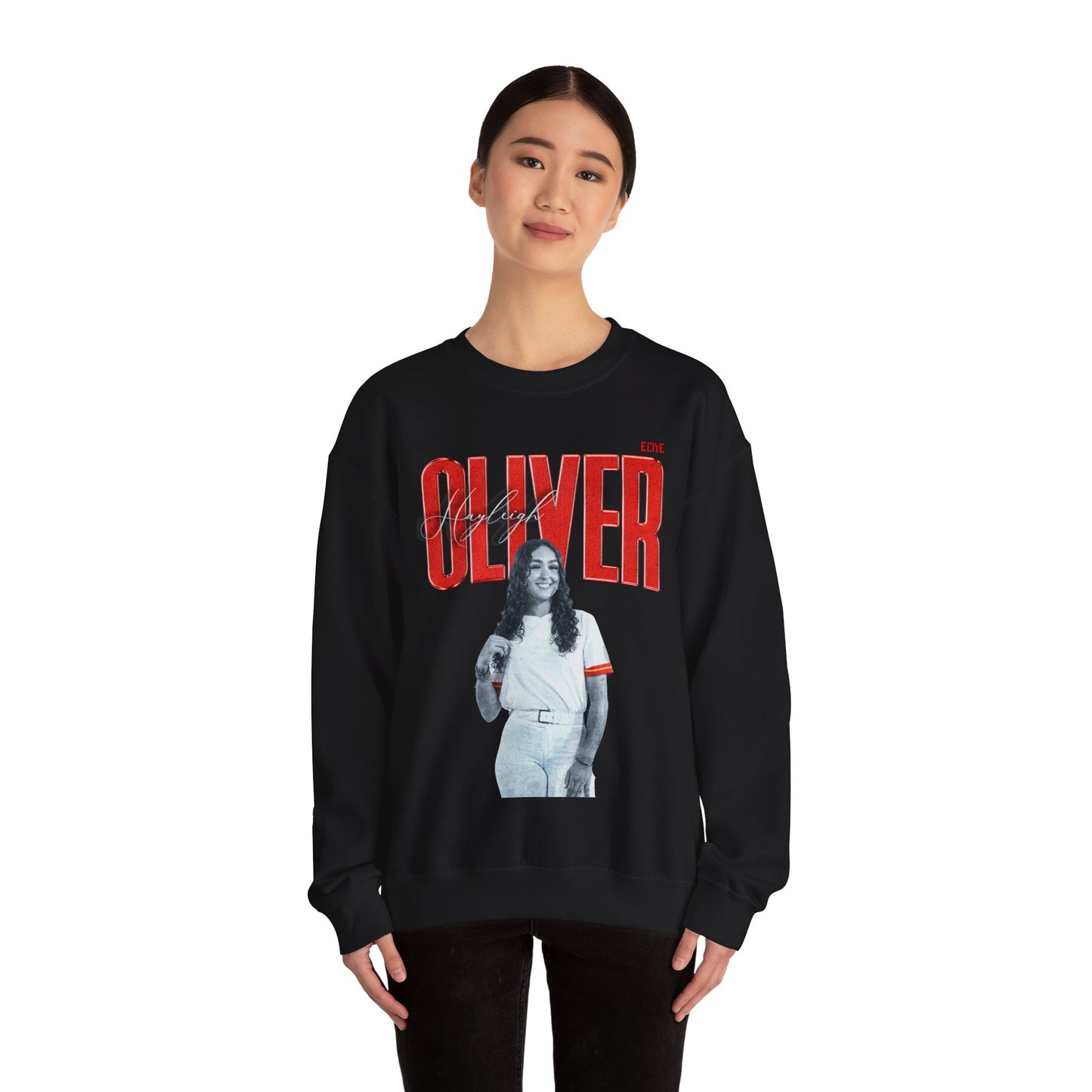 Hayleigh Oliver Faded Glory Crewneck Sweatshirt