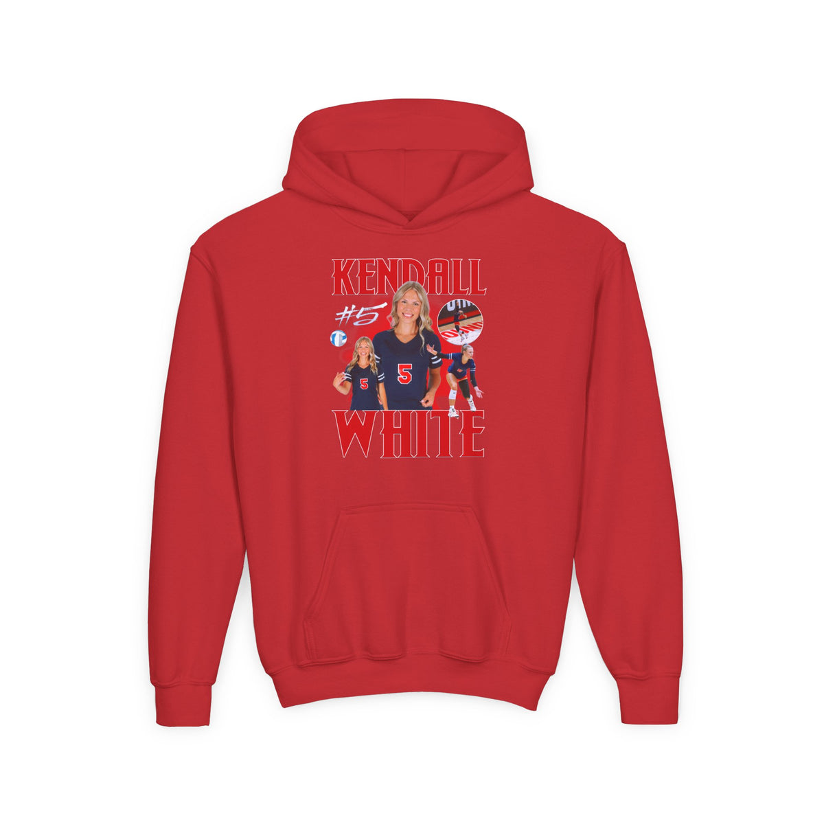 Kendall White Kids Hoodie