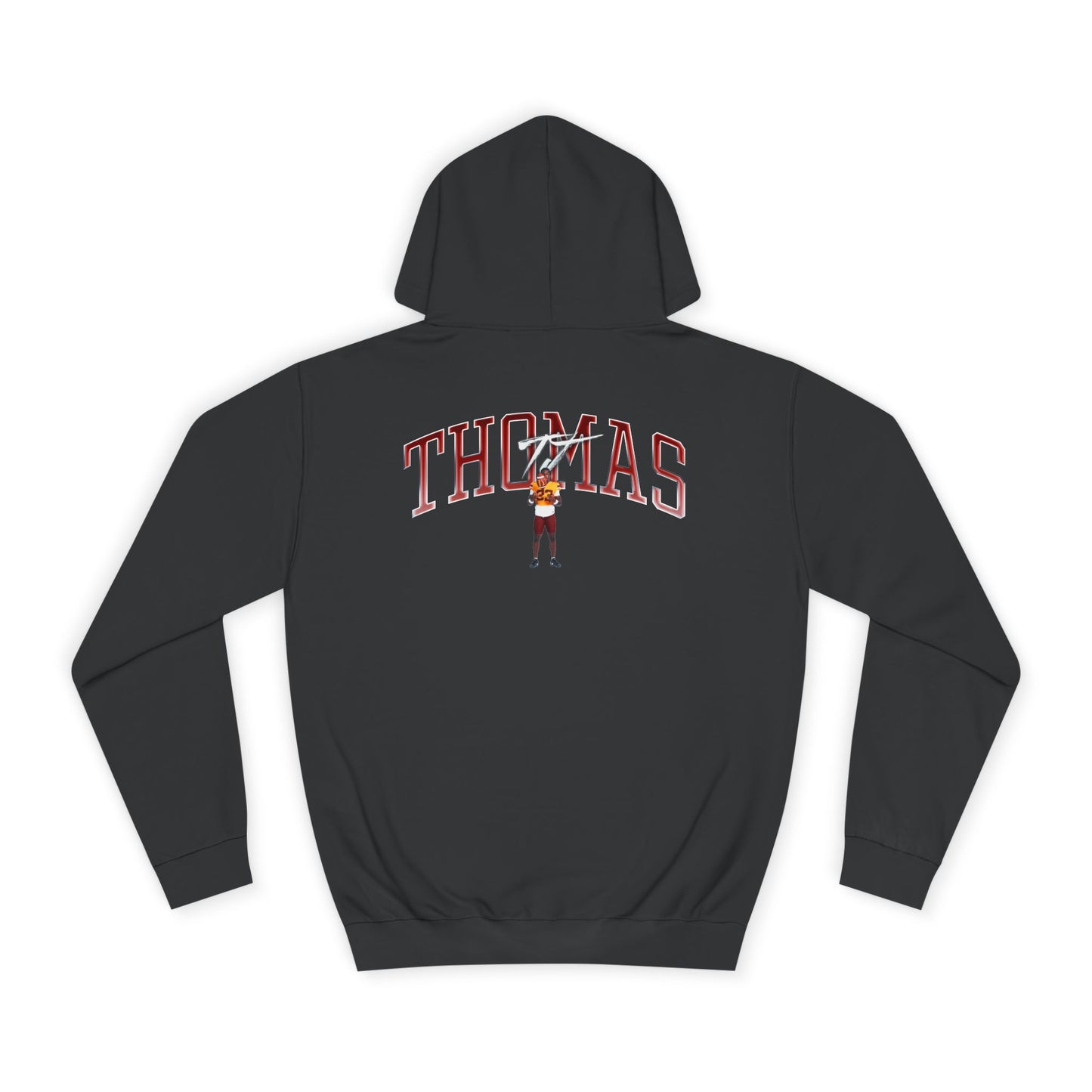 TJ Thomas Curved Combo Colored Premium Hoodie