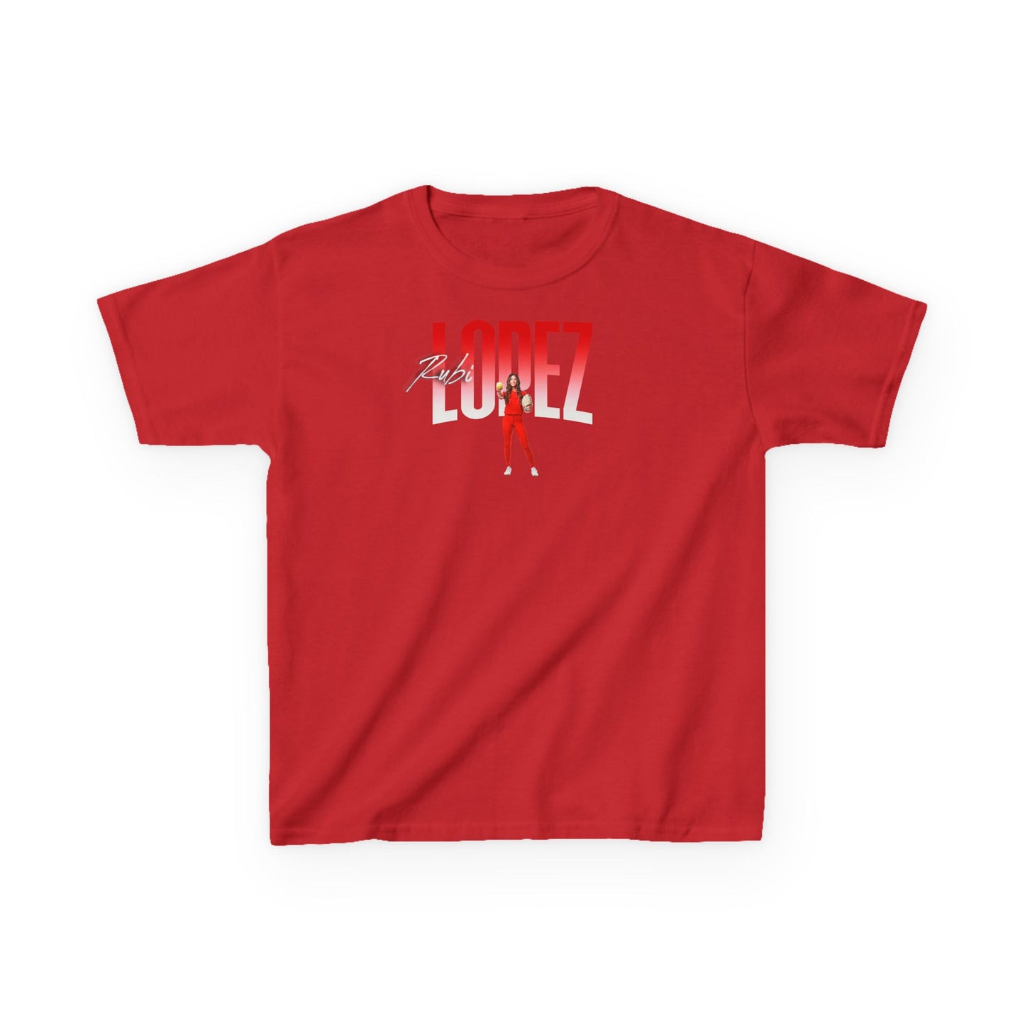 Rubi Lopez Big Last Name Kids Tee
