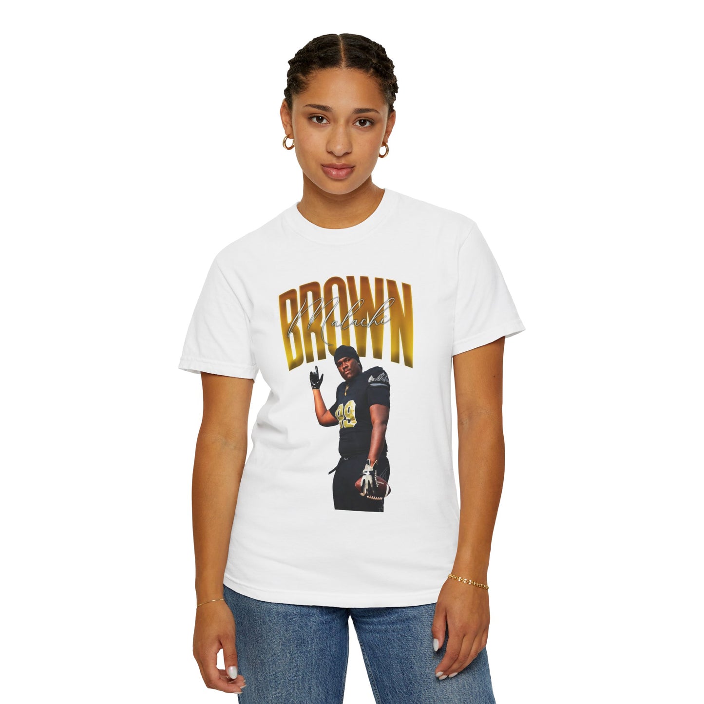Malachi Brown Curved Combo Premium Tee