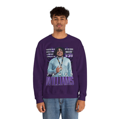 James Williams Featured Quote Crewneck Sweatshirt