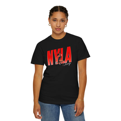Nyla Cherry Cursive Combo Colored Premium Tee