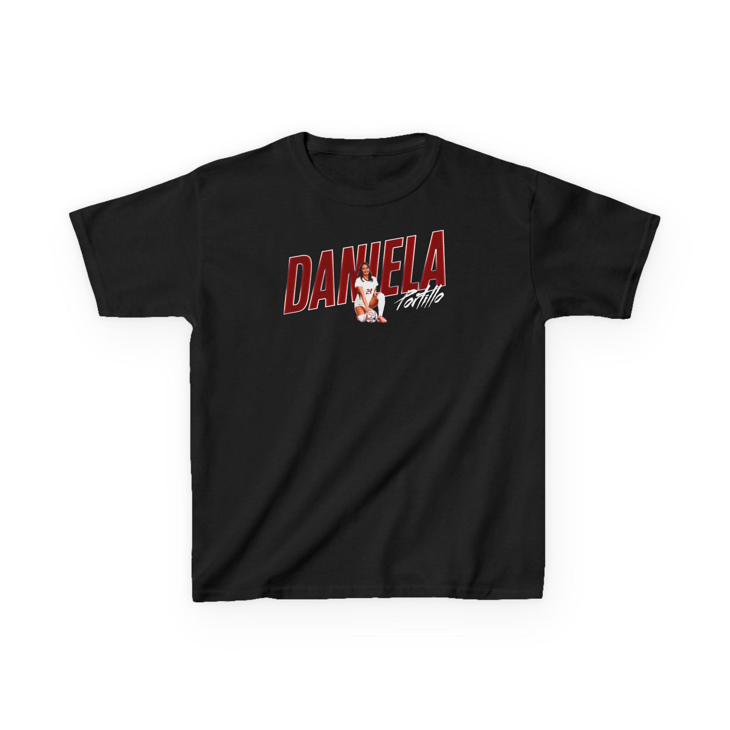 Daniela Portillo Cursive Combo Colored Kids Tee