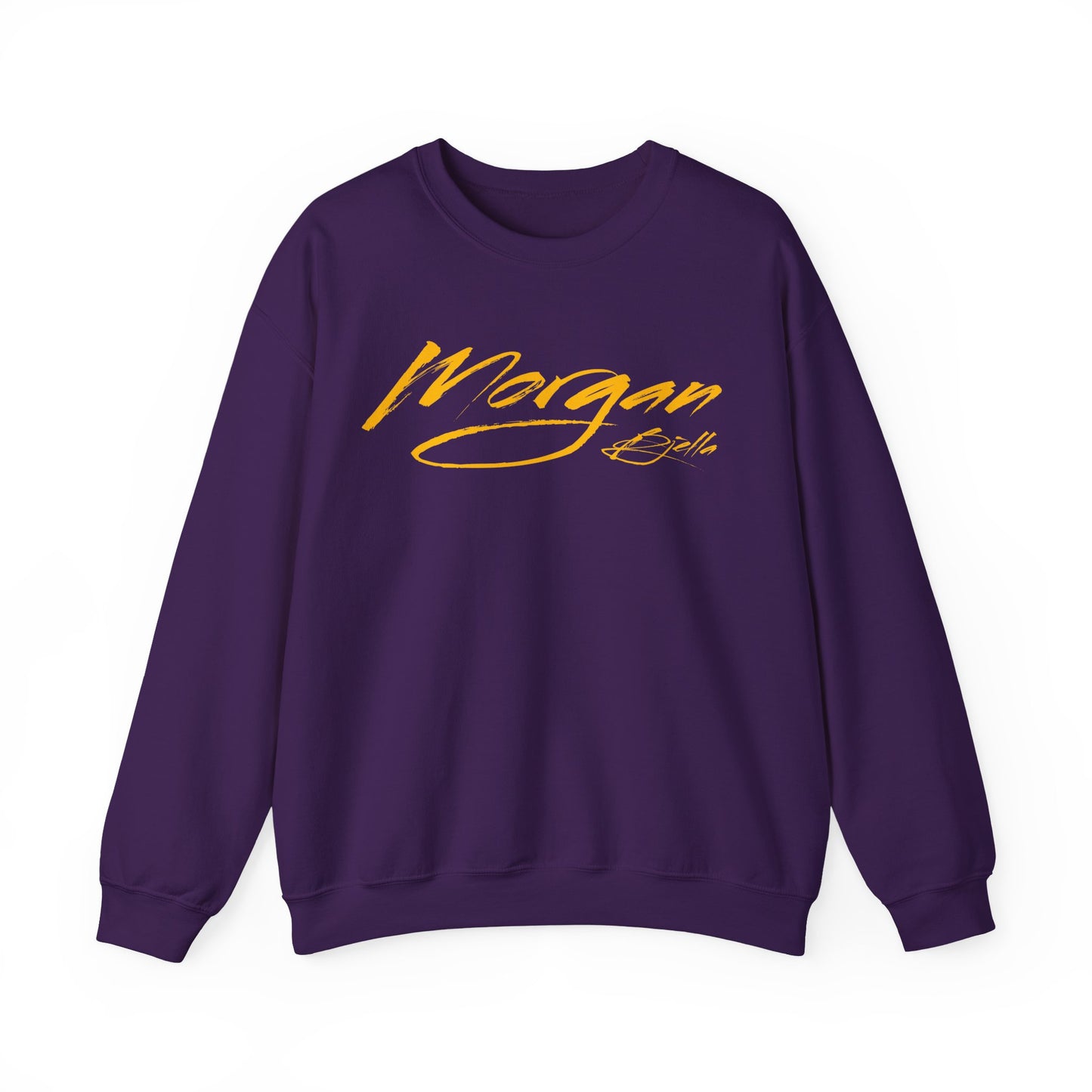 Morgan Bjella Cursive Crewneck Sweatshirt