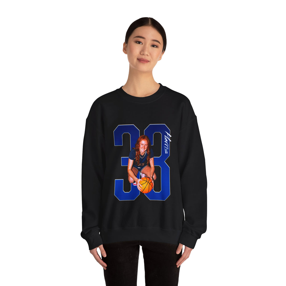 Addison Harris Player Icon Number Crewneck Sweatshirt