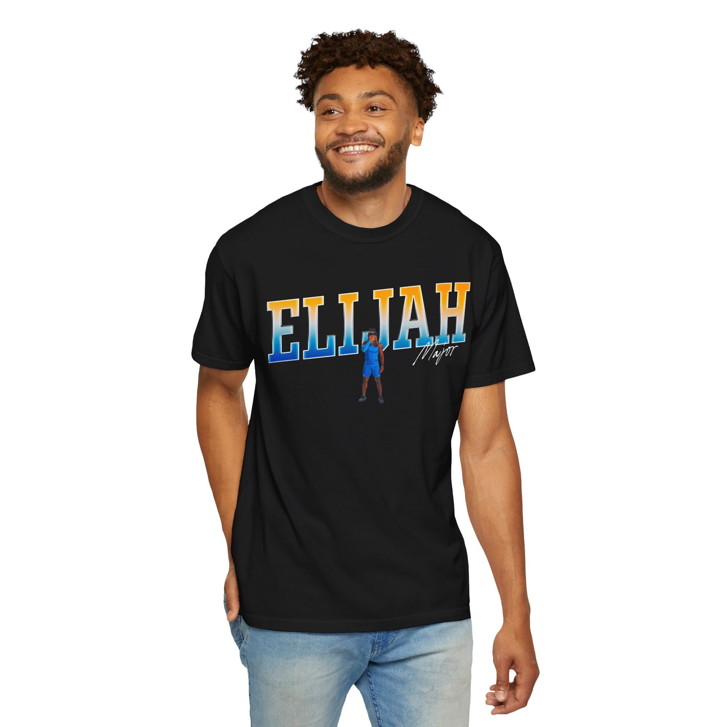 Elijah Major Cursive Combo Premium Tee