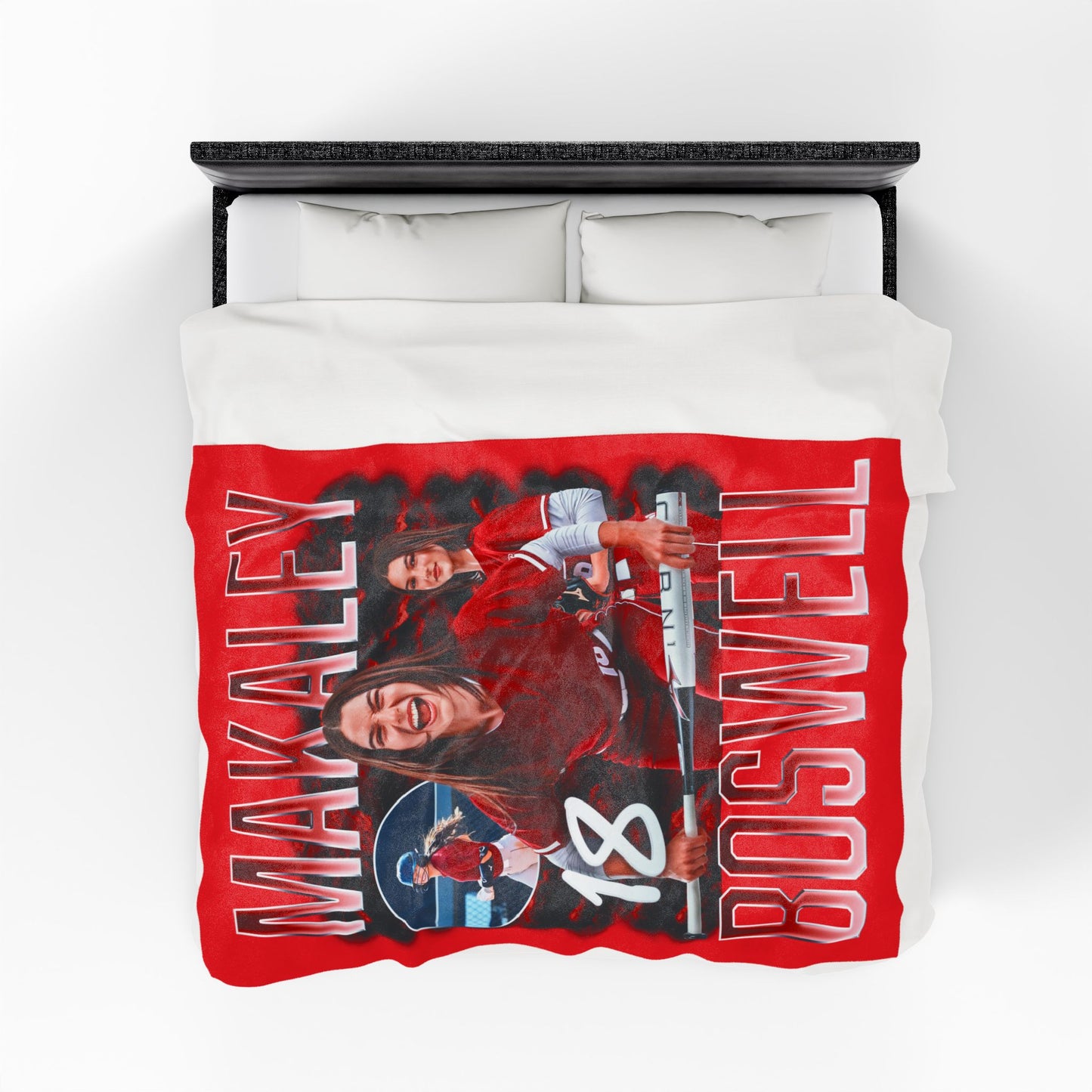 Makaley Boswell Single Color Combo 60"-80" Plush Blanket