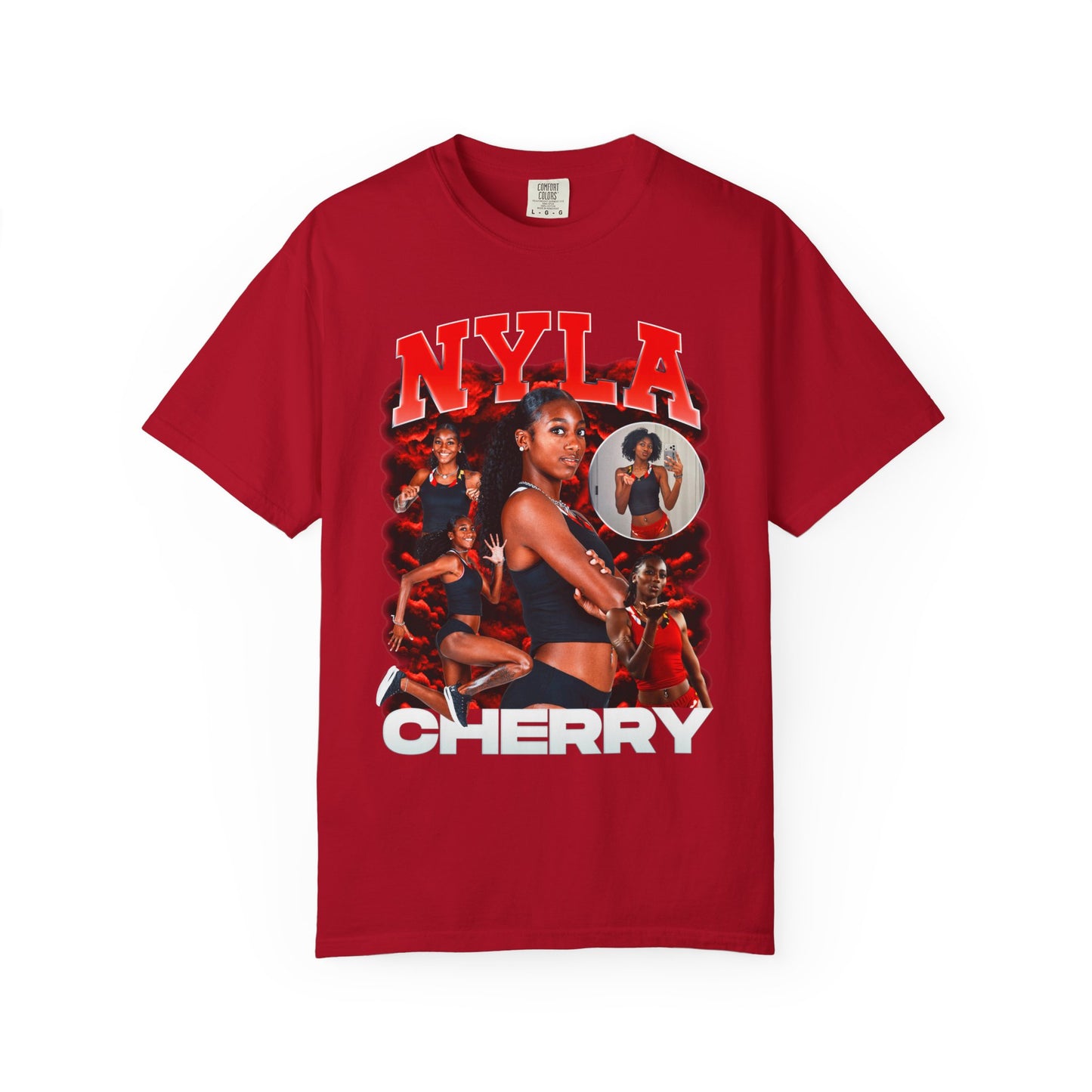 Nyla Cherry First Name Highlight Premium Tee