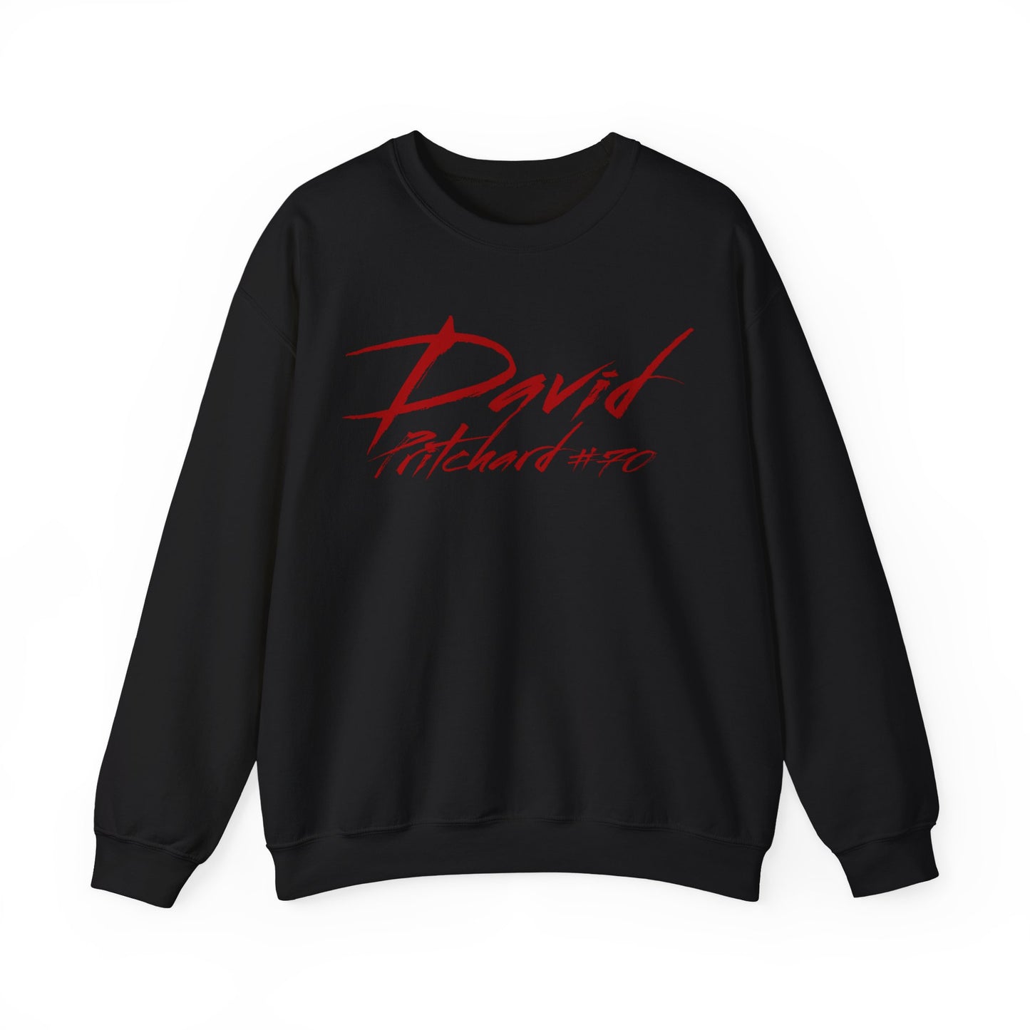 David Pritchard Cursive Name & Number Crewneck Sweatshirt