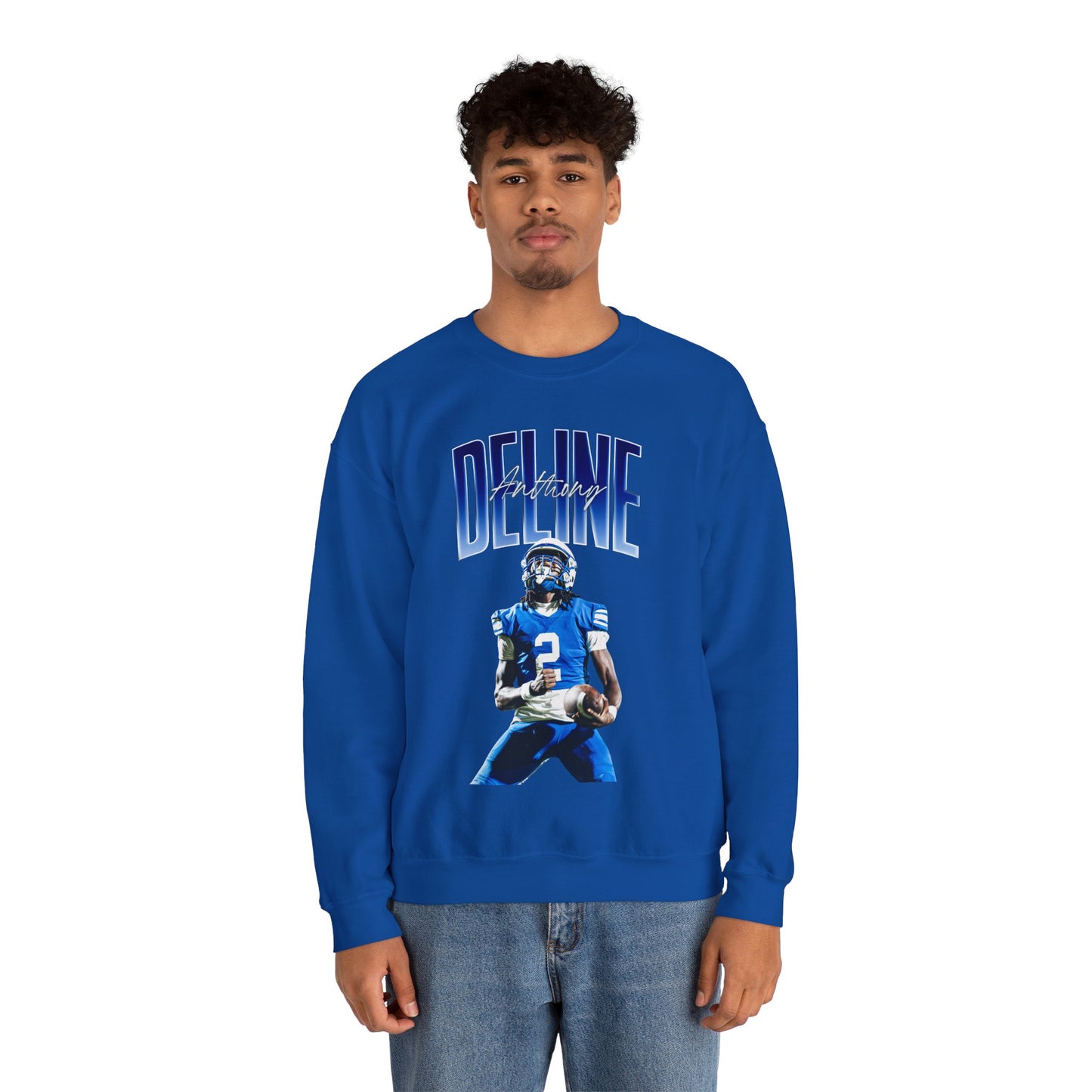 Anthony Deline Big Last Name Crewneck Sweatshirt