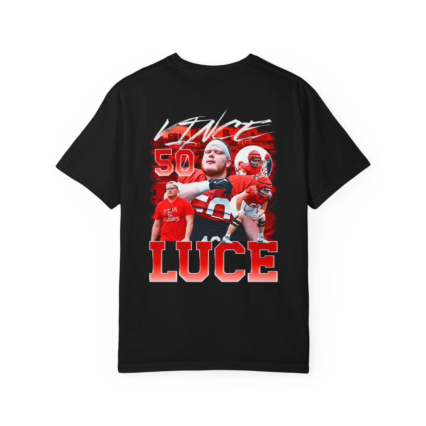 Vince Luce Logo Front & Back Premium Tee