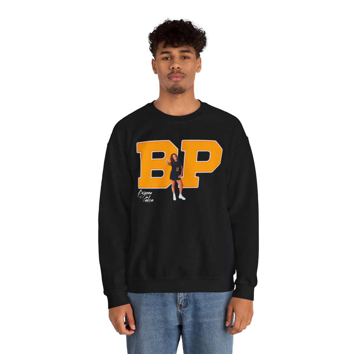 Brynna Pukis Big Initials Crewneck Sweatshirt