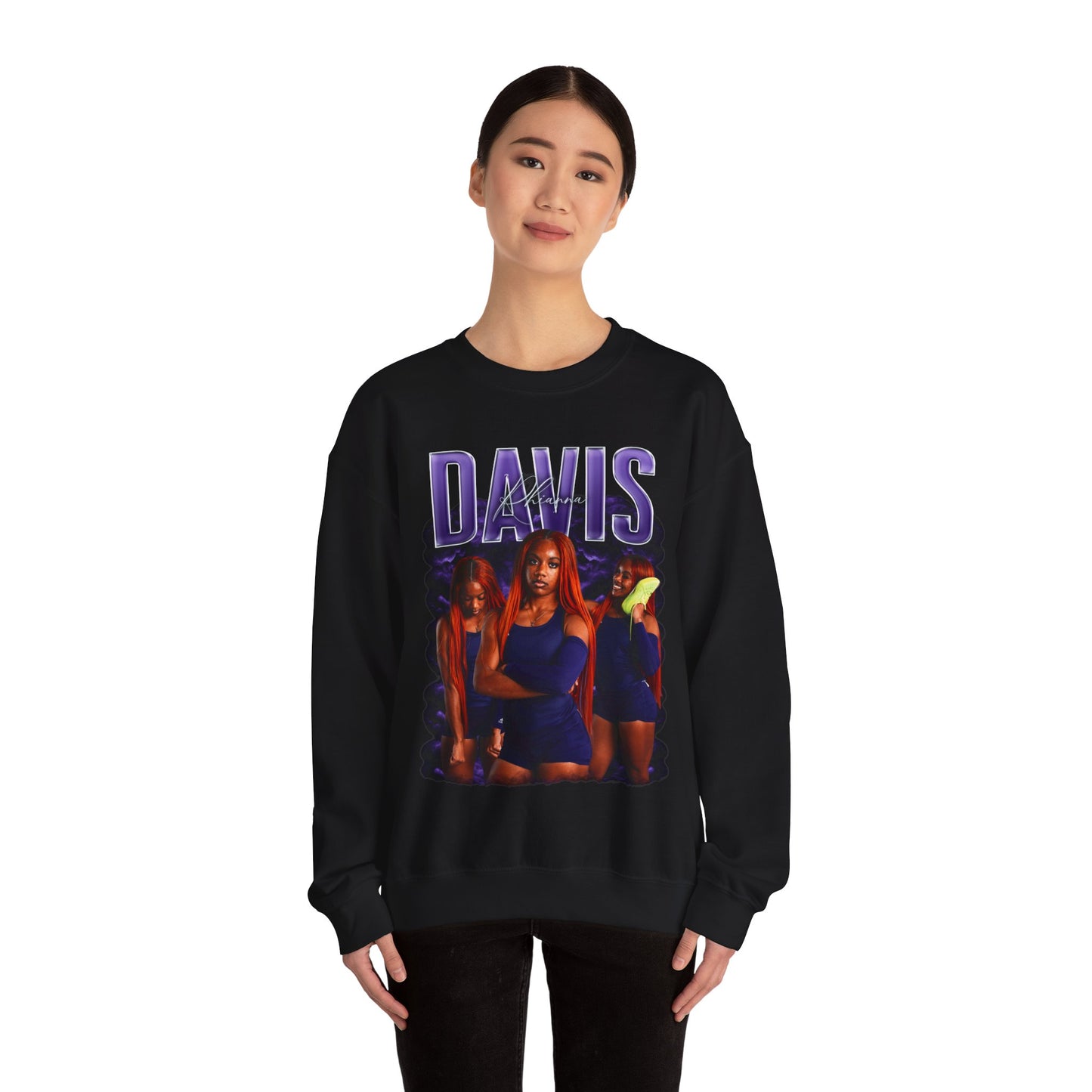 Rhianna Davis Last Name Highlight Crewneck Sweatshirt
