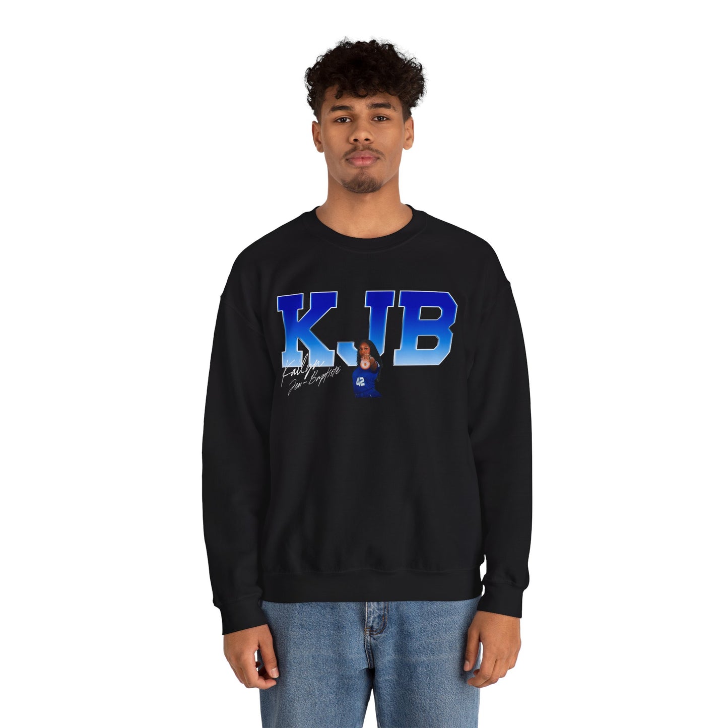 Kailyn Jean-Baptiste Big Initials Crewneck Sweatshirt