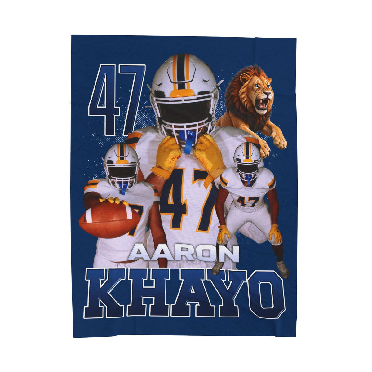 Aaron Khayo 60"-80" Plush Blanket
