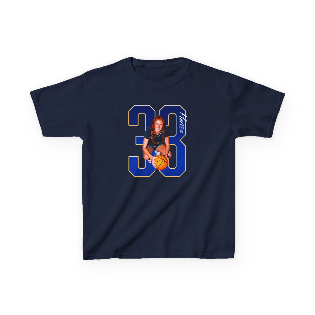 Addison Harris Player Icon Number Kids Tee