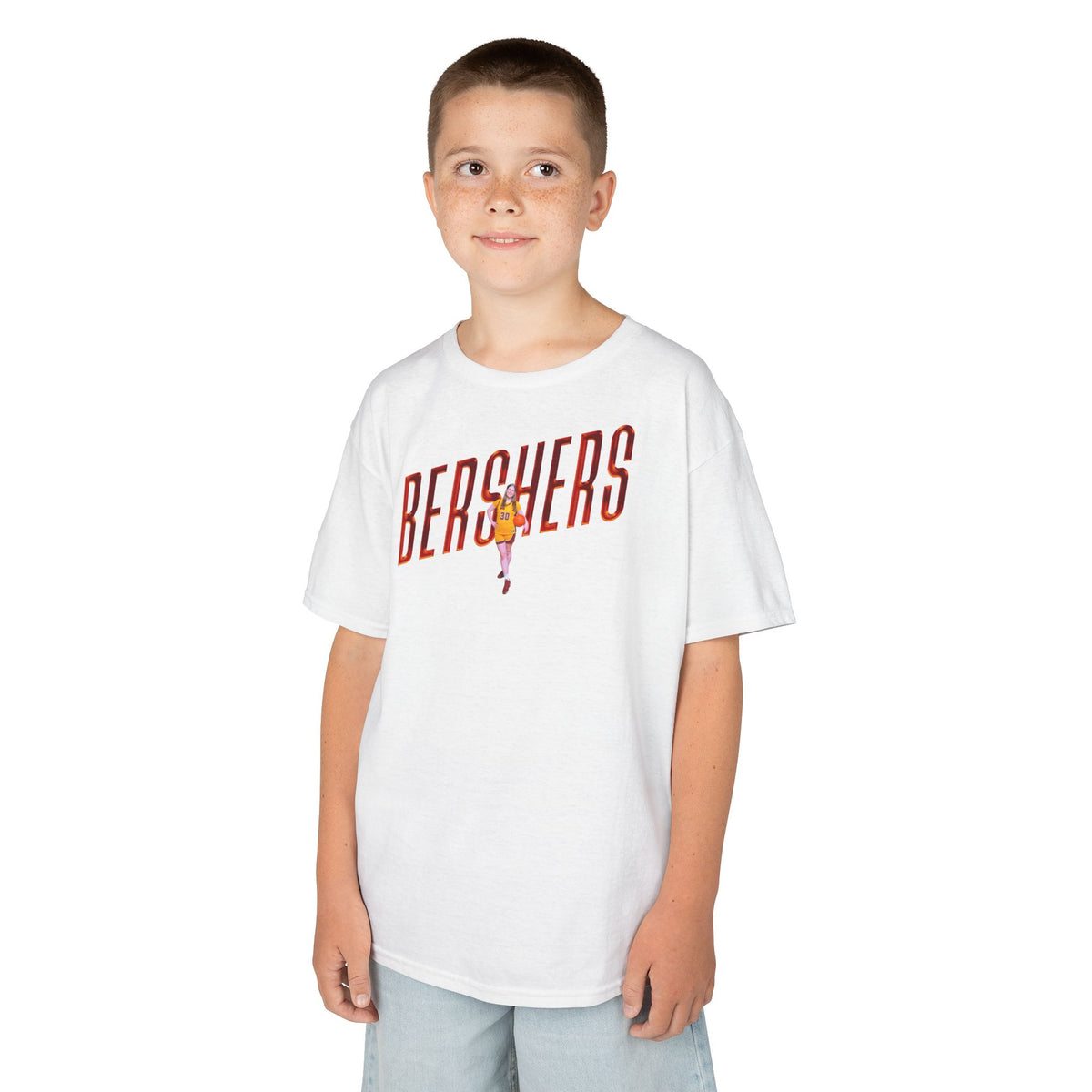 Zoey Bershers Cursive Combo Colored Kids Tee