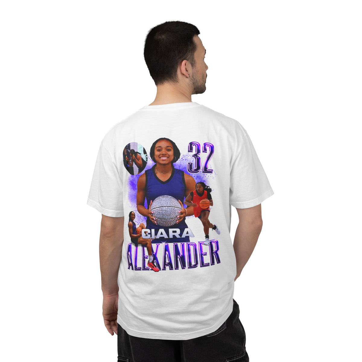 Ciara Alexander Logo Front & Back Premium Tee