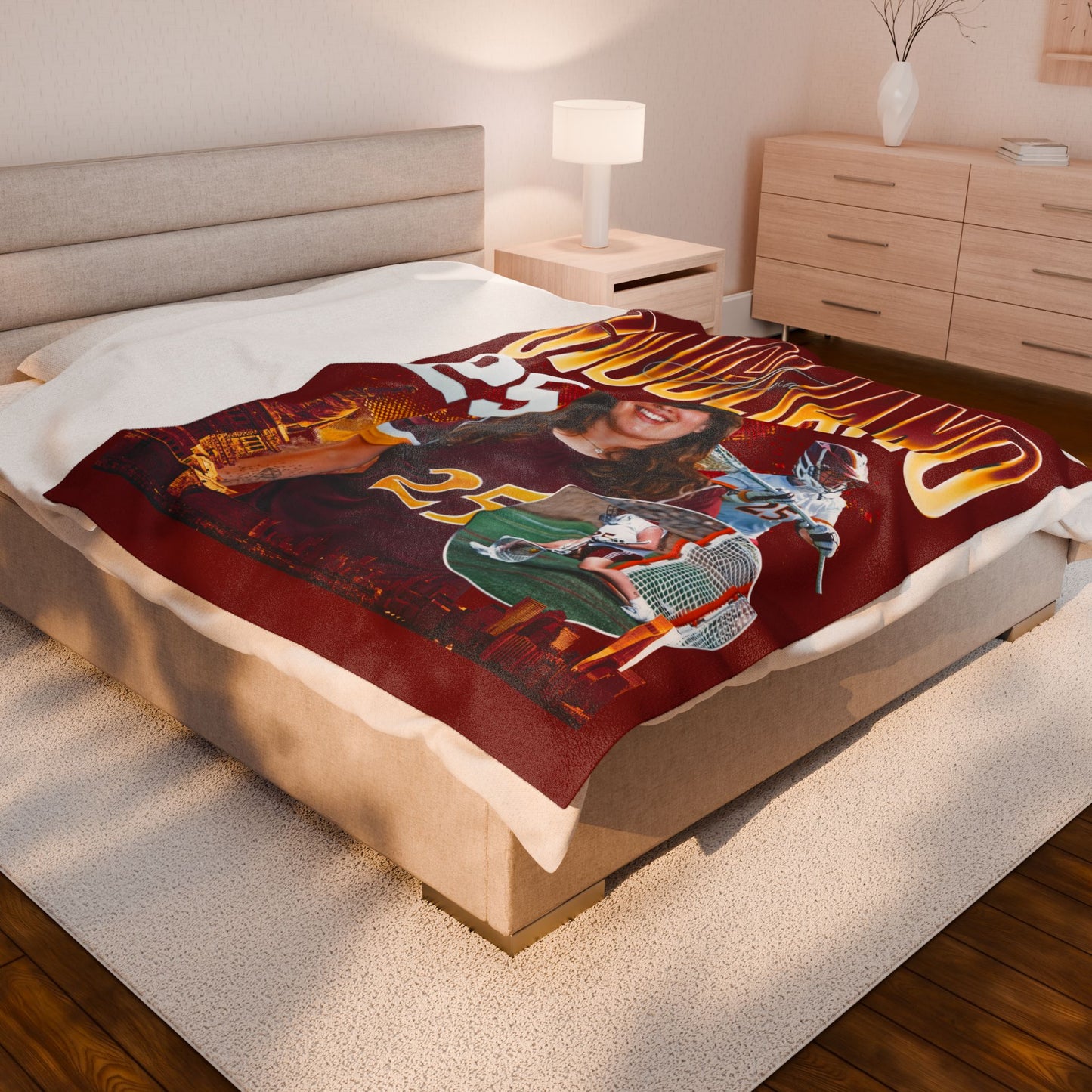 Ava Giugliano Last Name Highlight 60"-80" Plush Blanket