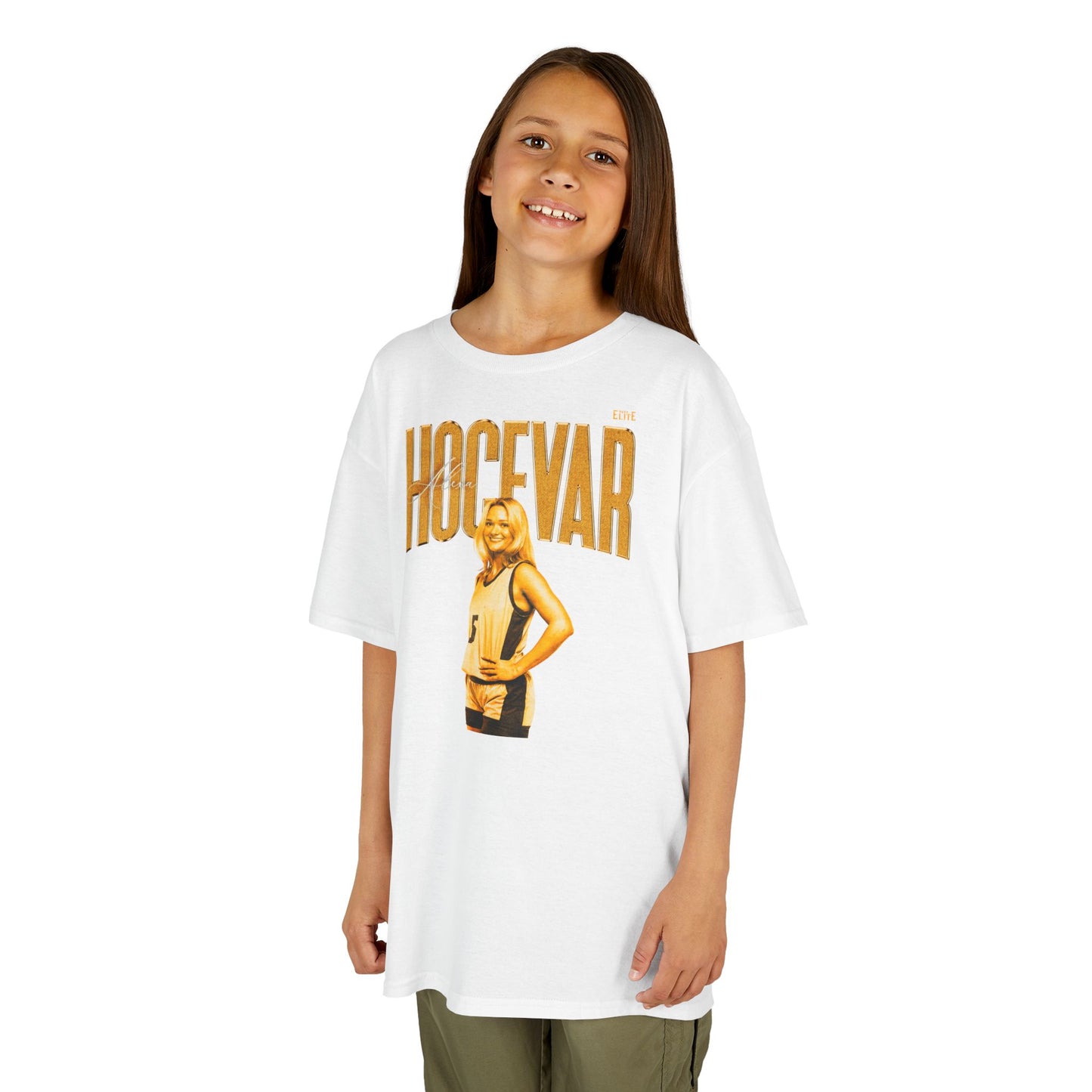 Alexa Hocevar Big Last Name Kids Tee