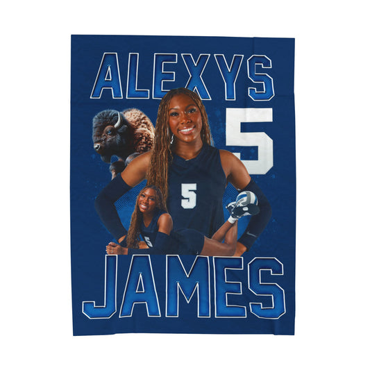 Alexys James 60"-80" Plush Blanket