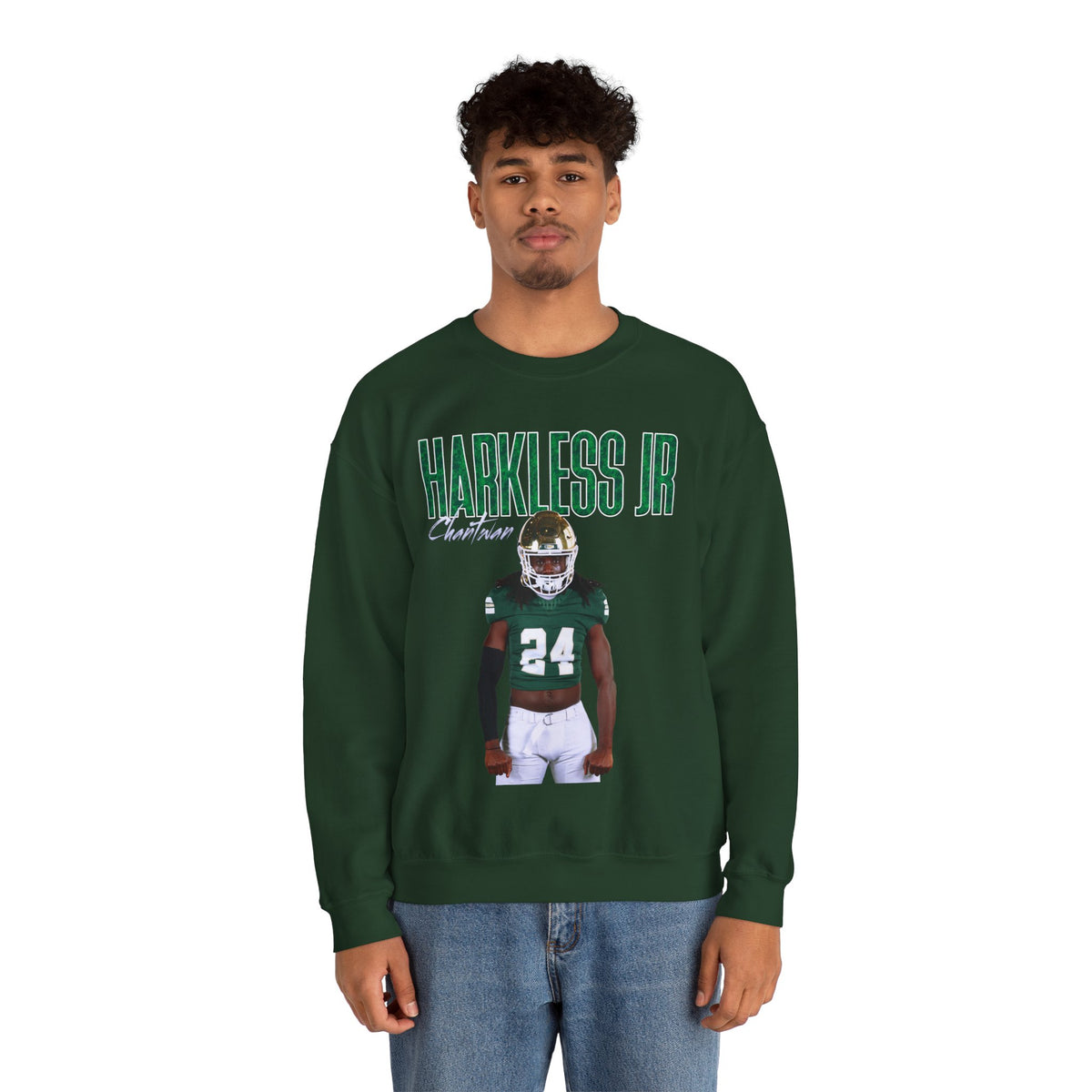 Chantwan Harkless Jr. Athlete Glory Crewneck Sweatshirt