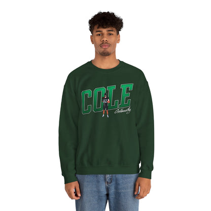 Cole Goldsworthy Cursive Combo Colored Crewneck Sweatshirt