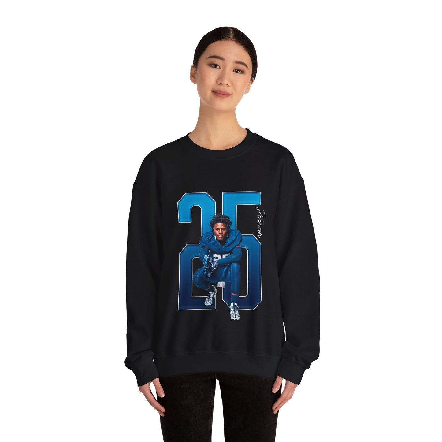 Jakari Johnson Player Icon Number Crewneck Sweatshirt