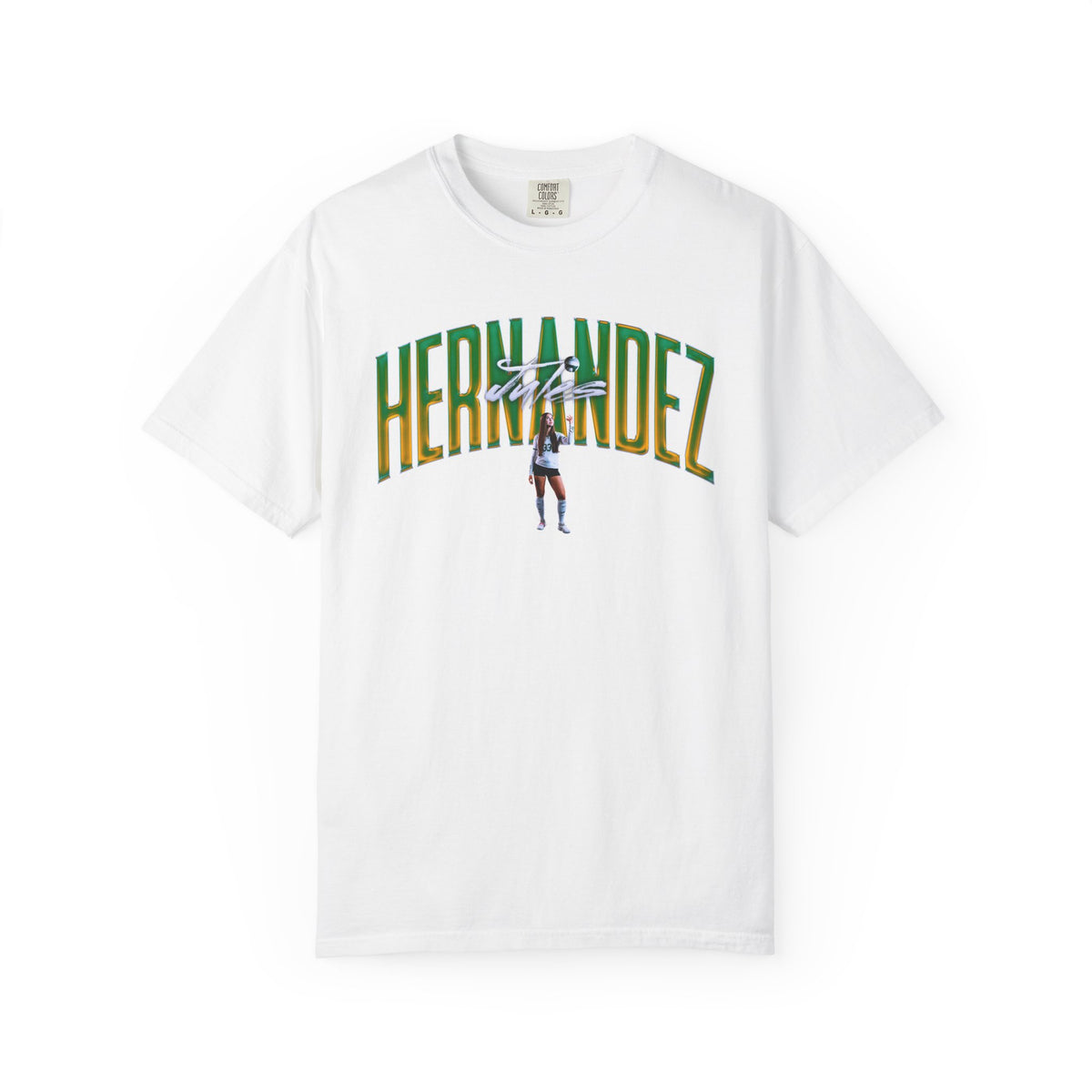 Jules Hernandez Cursive Name & Number Premium Tee