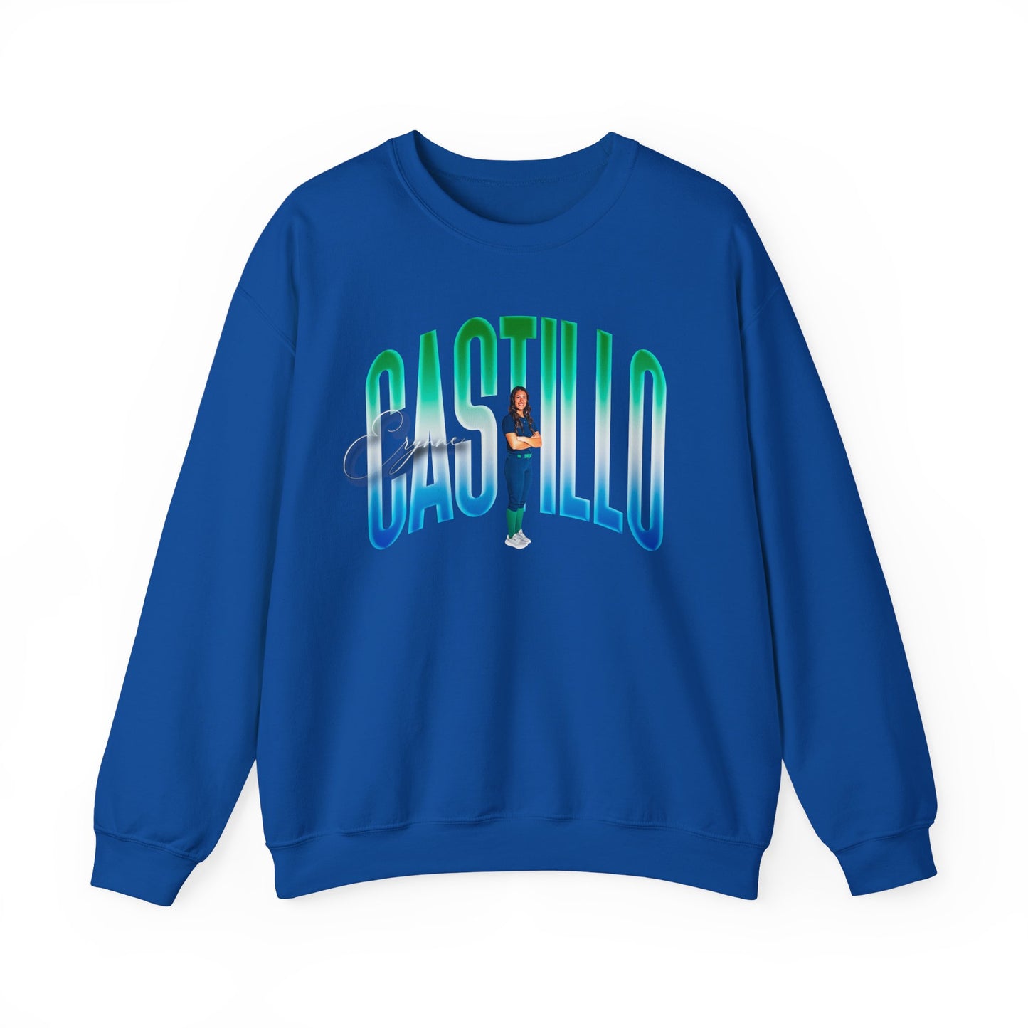 Erynne Castillo Big Last Name Crewneck Sweatshirt