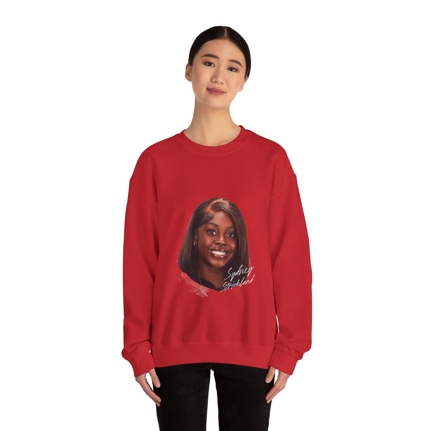 Sydney Strickland Big Head Crewneck Sweatshirt